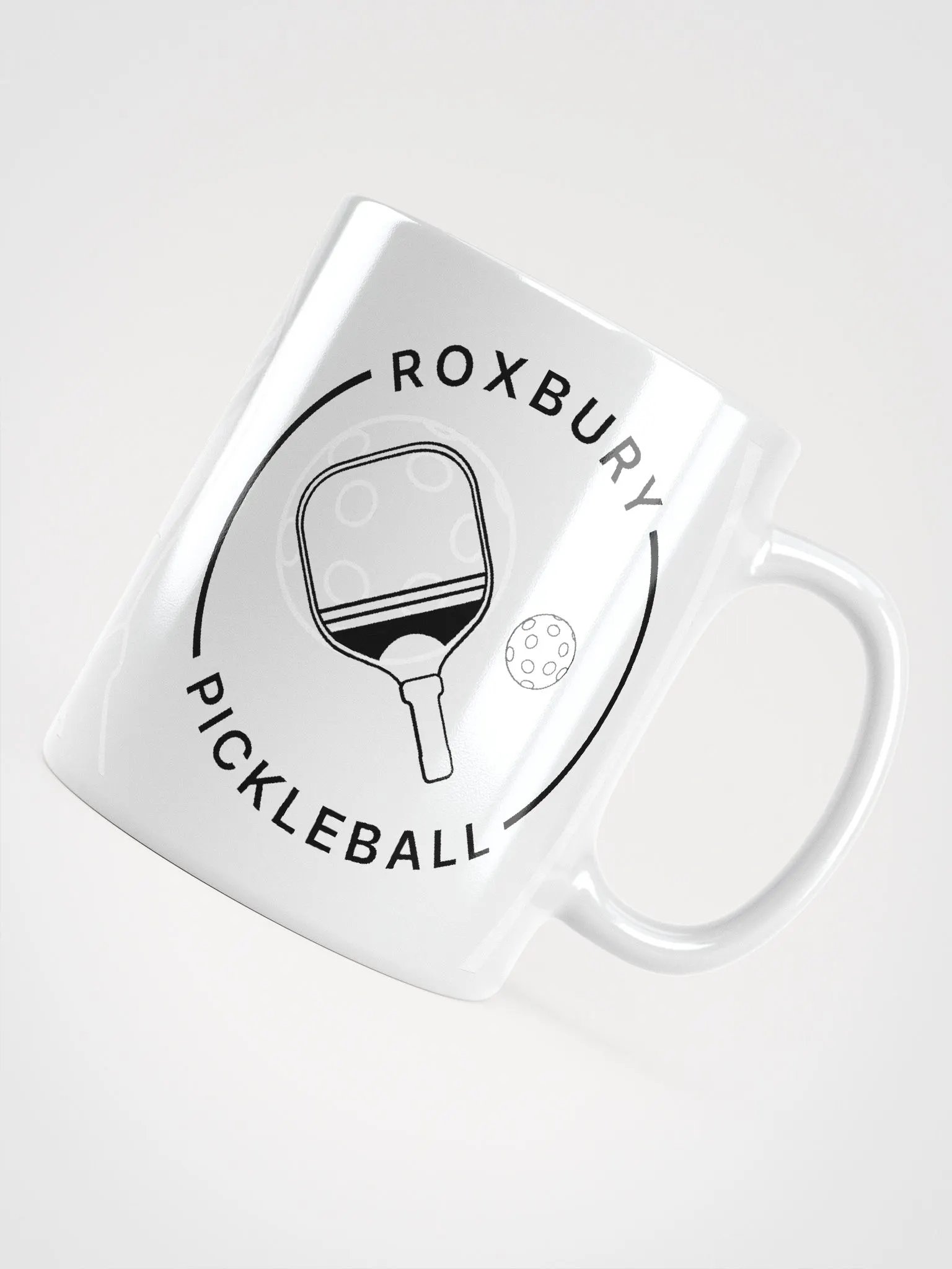 White Roxbury Pickleball Logo Mug product image (7)