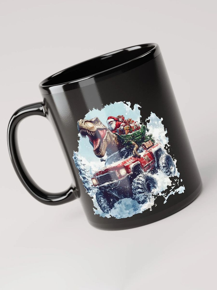 T-Rex And Santa go Monster Trucking - Mug product image (5)