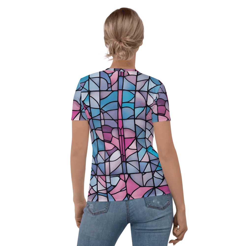 Symmetrical Stained Glass Dreams Women's T-Shirt product image (1)