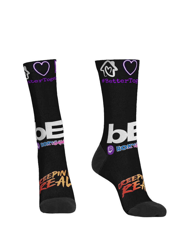 💜💚 bE Baddie Socks 💚💜 product image (1)