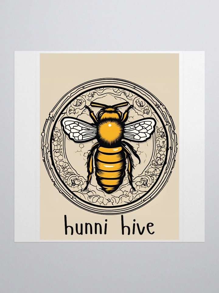 Bee Hunni Hive Sticker product image (1)