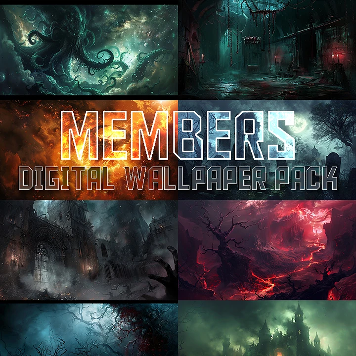 Members Digital Horror Wallpaper Pack product image (1)