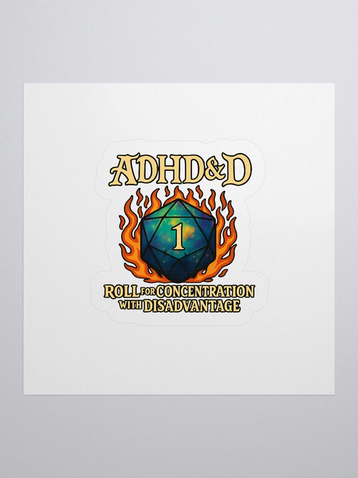 ADHD TTRPG Sticker product image (1)