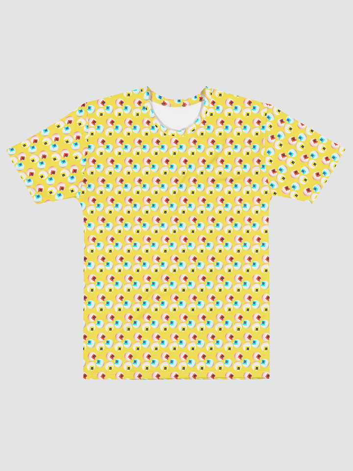 AIBALL All-Over Print Crew Neck T-Shirt (Yellow) product image (1)