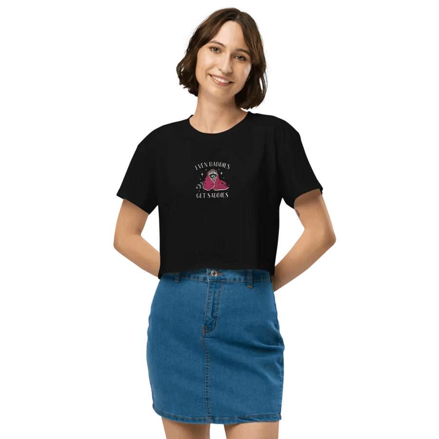 'Baddie Racoon' Women's Crop Top product image (10)