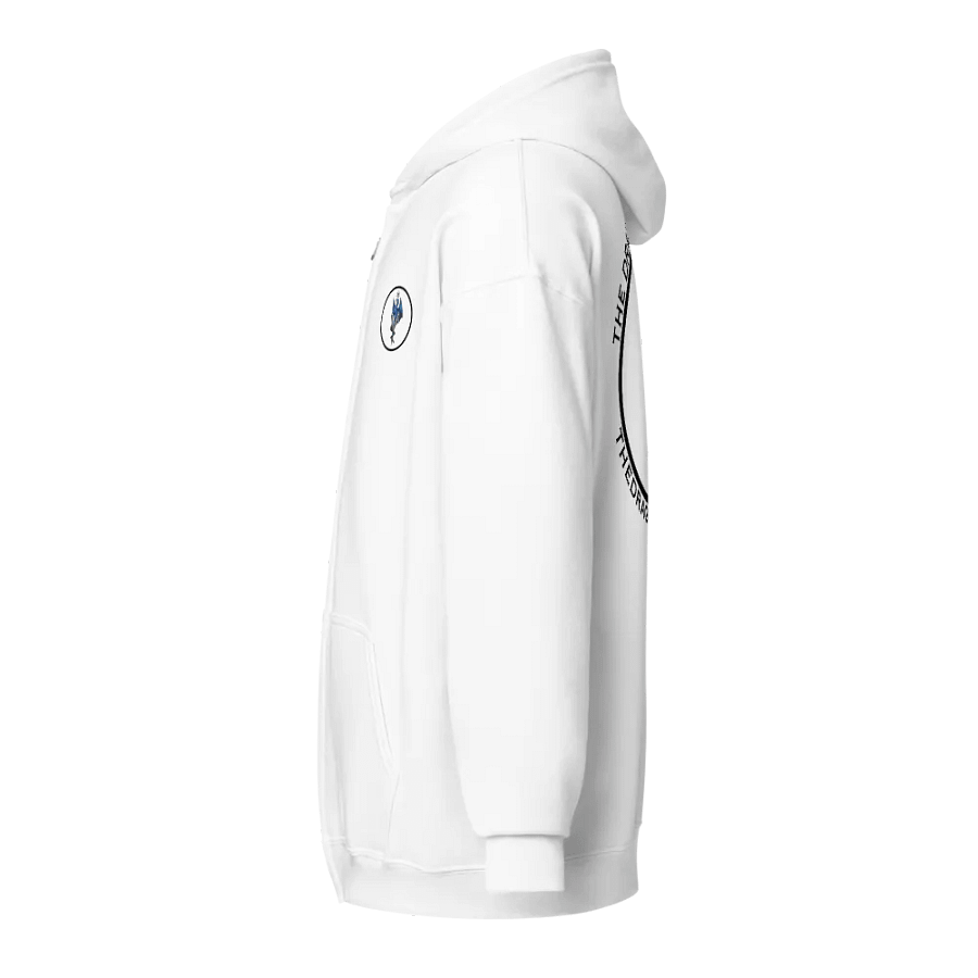 Dragon Doc Heavyweight Full-Zip Hoodie - White product image (3)