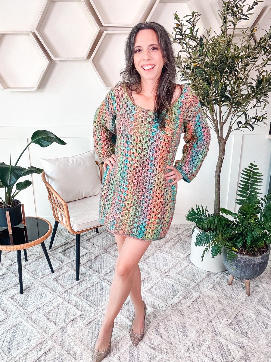Easy Granny Stitch Crochet Dress Pattern product image (3)
