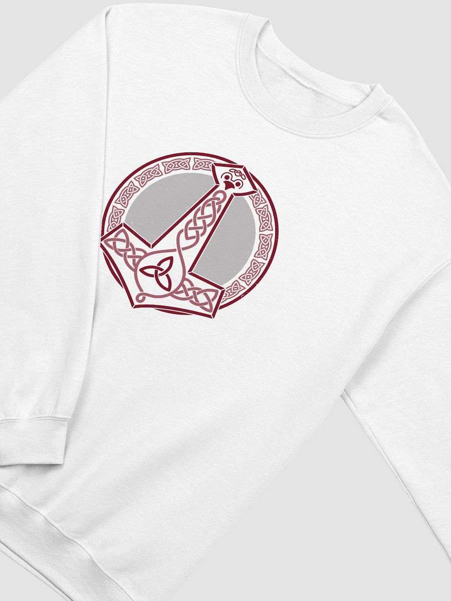 Burgundy Mjölnir Symbol Unisex Sweatshirt product image (4)