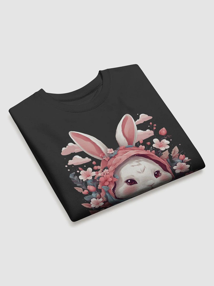 Kawaii Floral Bunny Hoodie Sweatshirt product image (19)