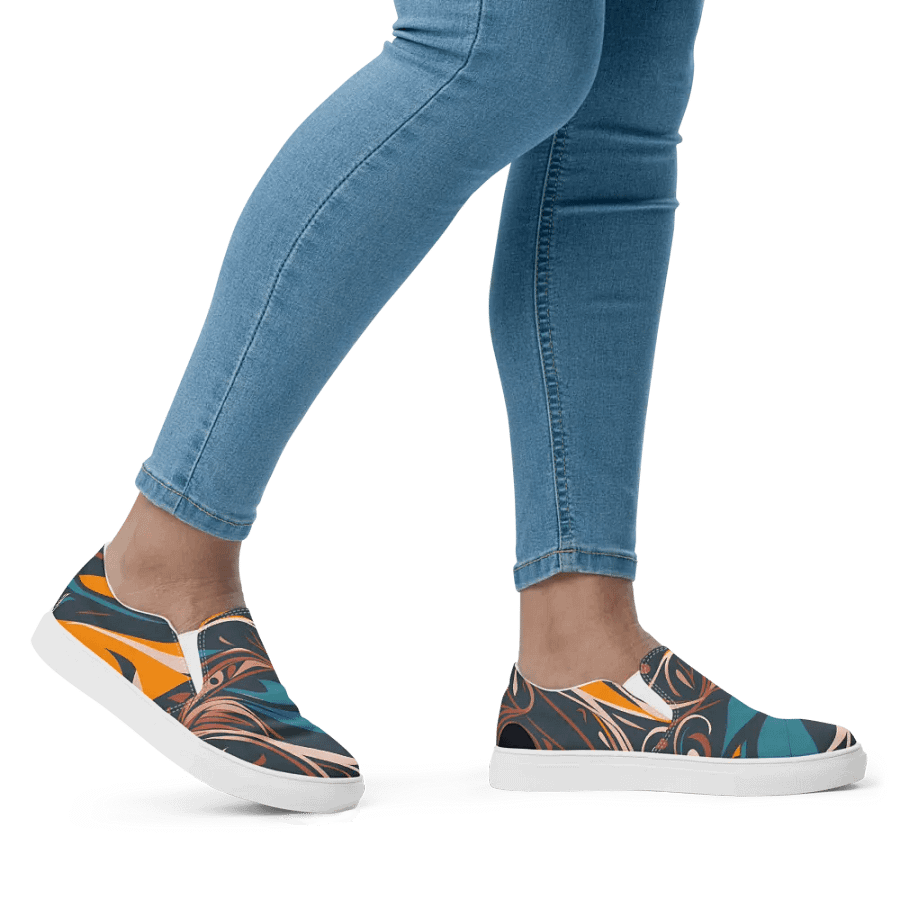 Ethereal Swirl Canvas Slip-Ons product image (4)