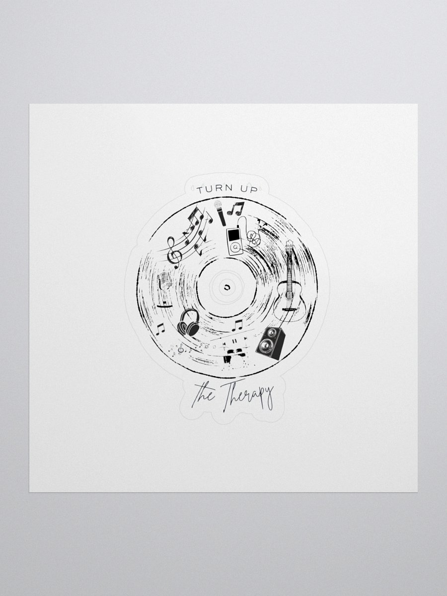 Turn Up the Therapy Sticker product image (1)