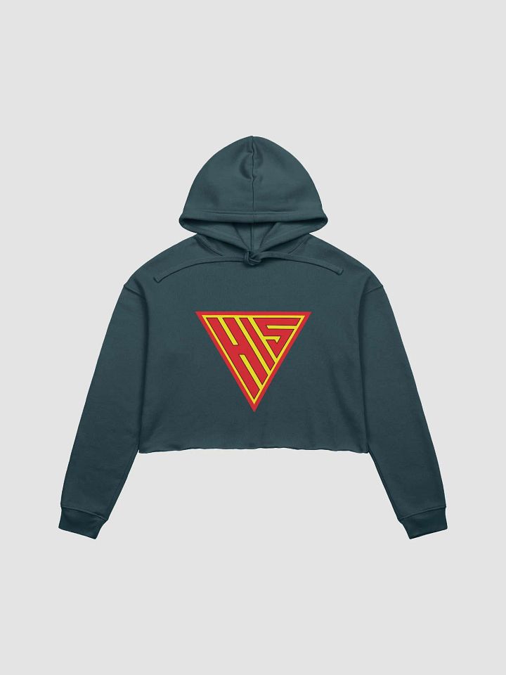 SUPER HEYIMSTEVE EMBLEM CROP HOODIE product image (1)