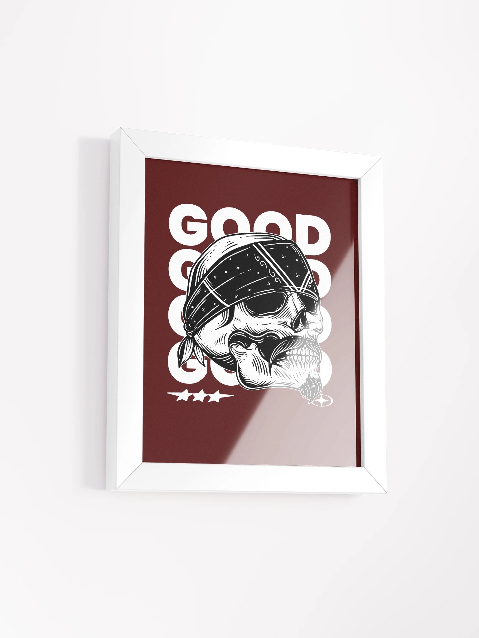 Good Vibes Skull Framed Poster product image (2)