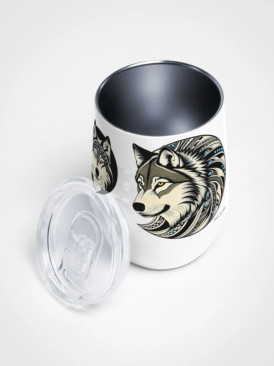 Timber Wolf Wine Tumbler product image (3)