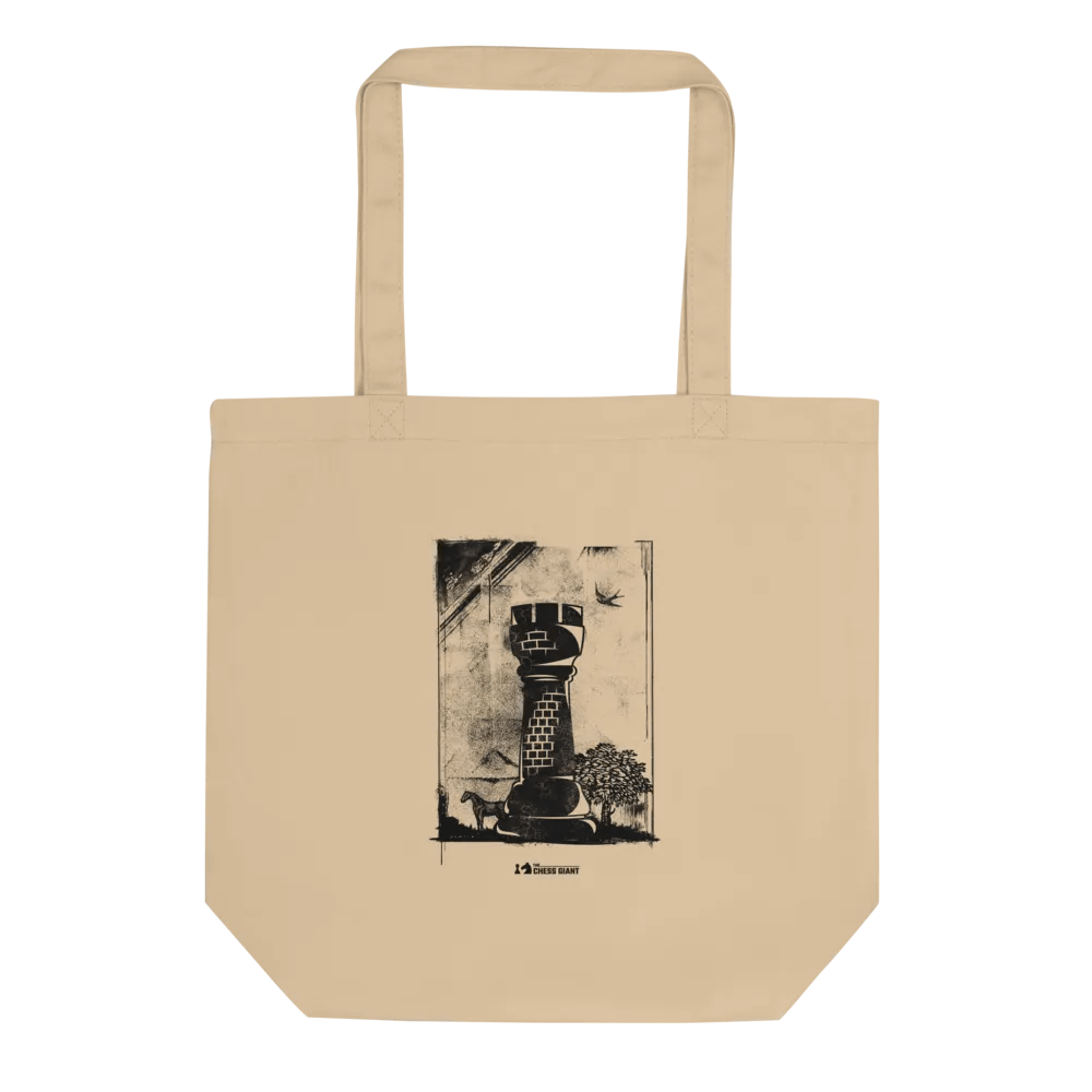 Grunge Chess: Medieval Rook tote bag product image (1)