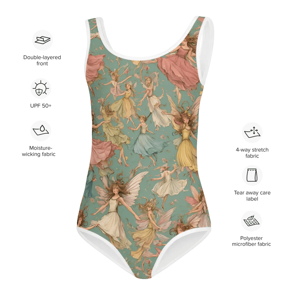 Enchanting Fairies All-Over Print Kids Swimsuit product image (11)