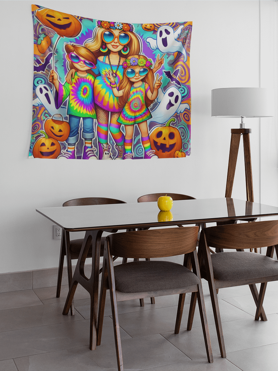 Hippy Trippy Halloween Family Collection: Psychedelic Tie-Dye Halloween Art product image (2)