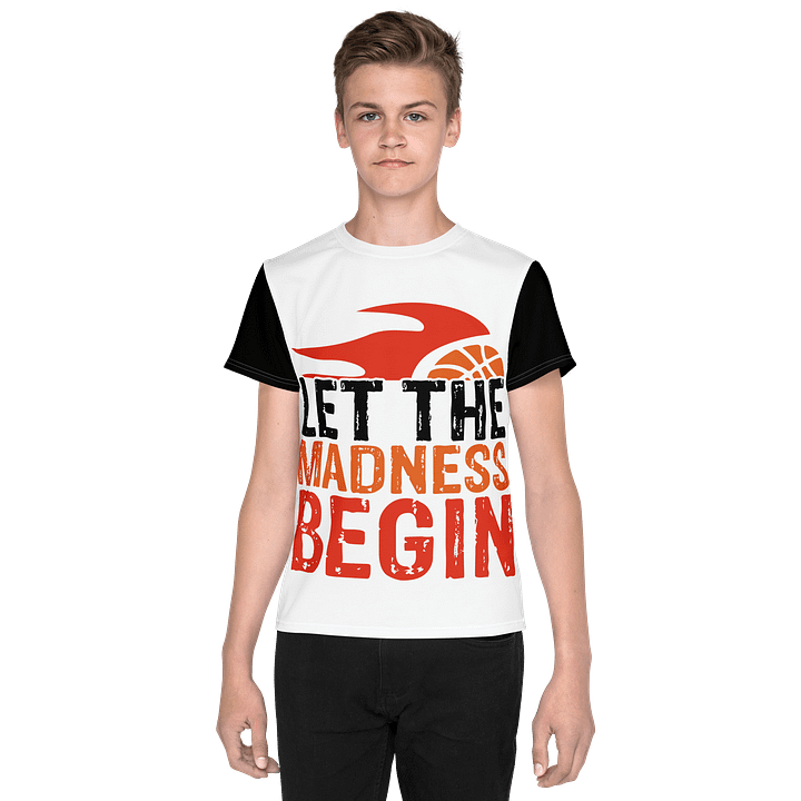 Let the Madness Begin – Youth Basketball T-Shirt product image (1)