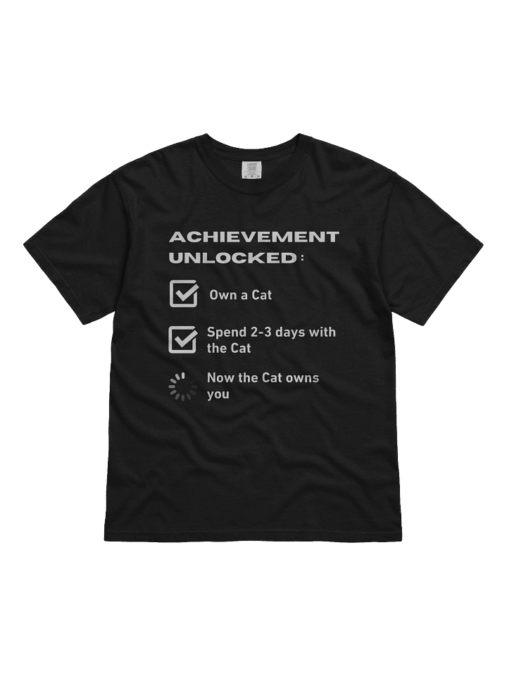 Achievement Unlocked Cat Edition-Tee product image (1)