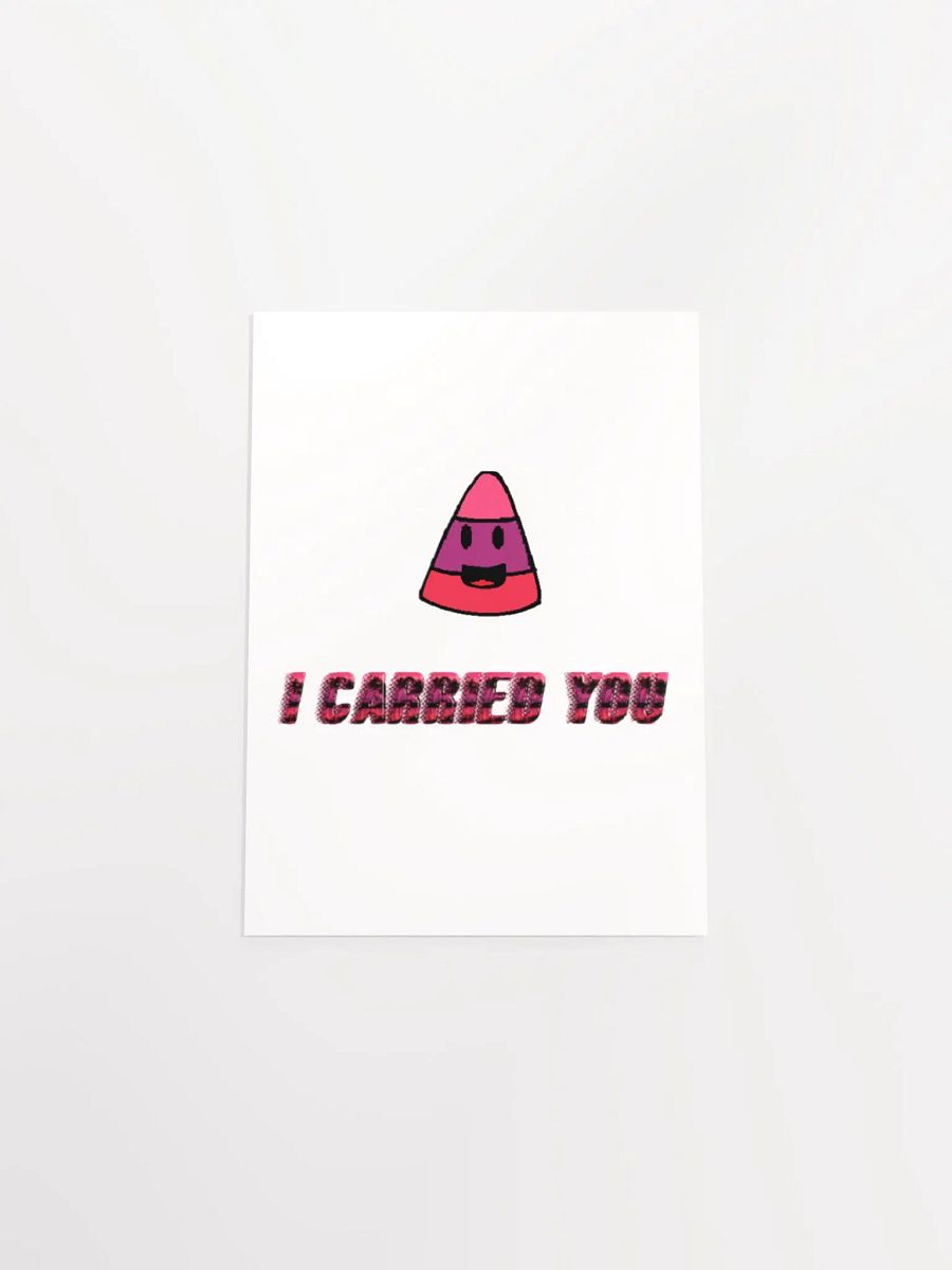 I CARRIED YOU - Matte Poster Paper product image (4)