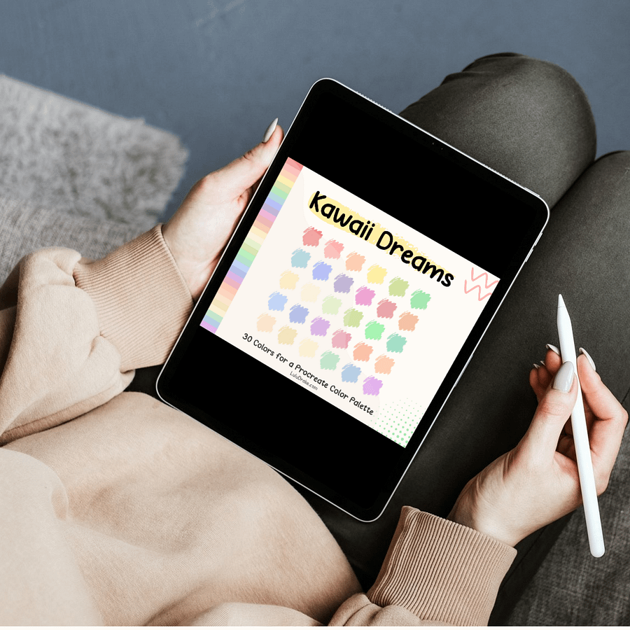 Kawaii Dreams Procreate Color Palette with HEX Codes ★ DIGITAL ★ product image (3)