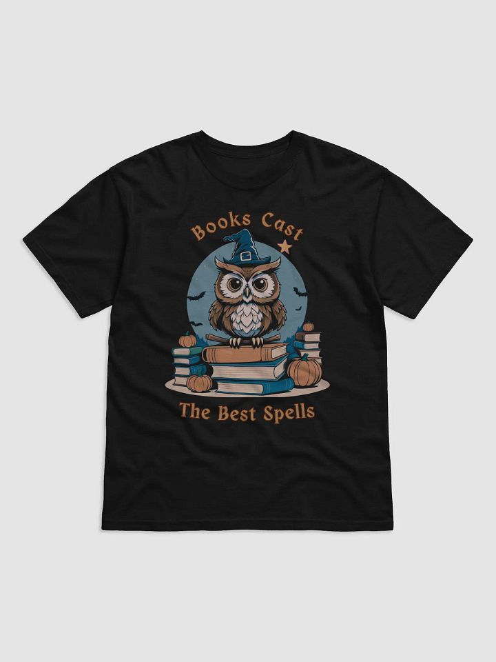 Witchy Owl Books Cast The Best Spells T-Shirt product image (1)