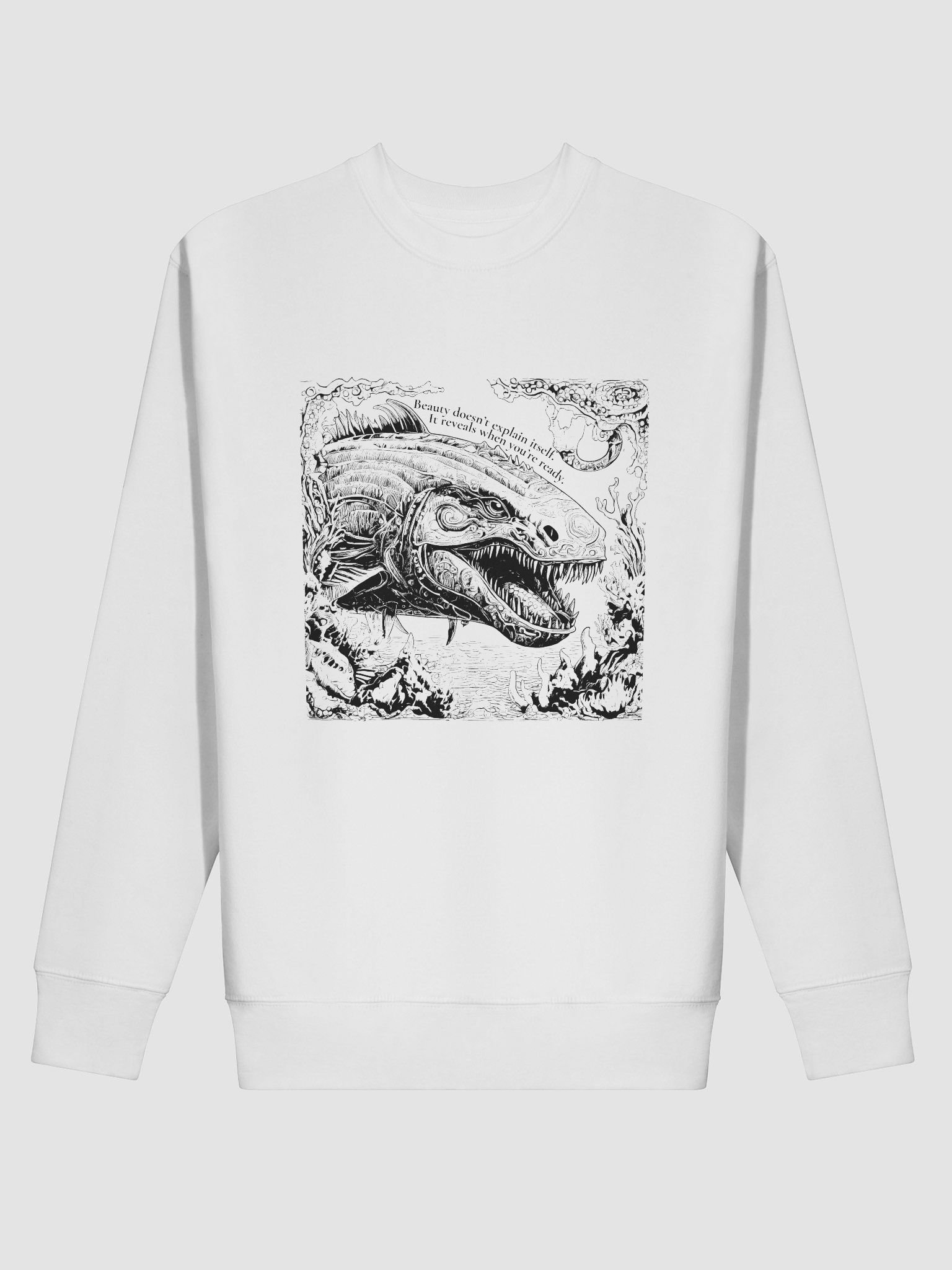 “When You're Ready” – Filigree Sea Creature Sweatshirt product image (2)