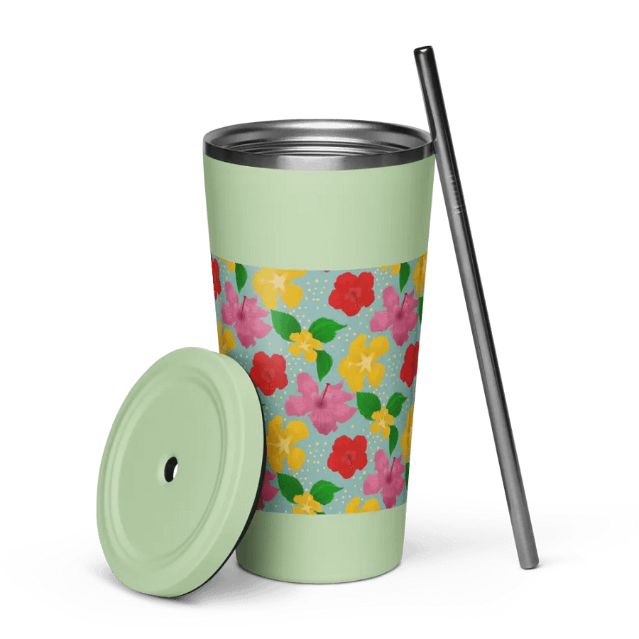 Hibiscus Flower Pattern Tumbler product image (5)