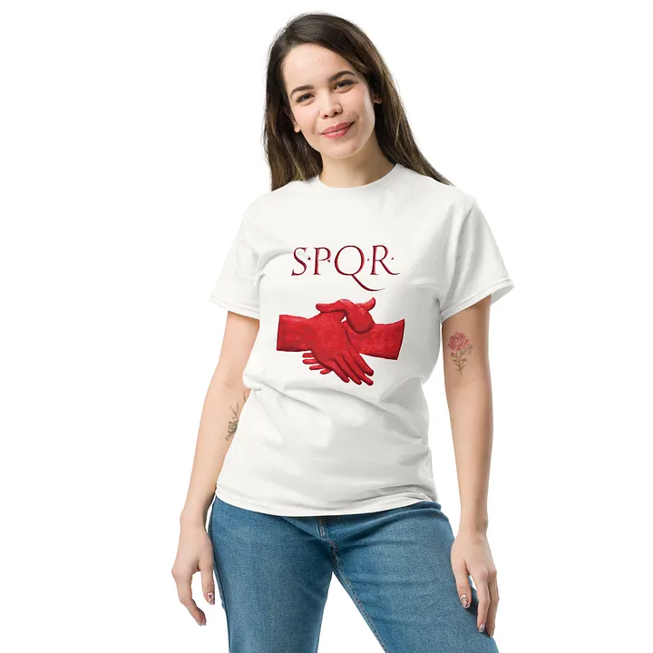 SPQR Handshake Authentic Roman Art from 1st to 3rd centuries AD, T-shirt product image (6)