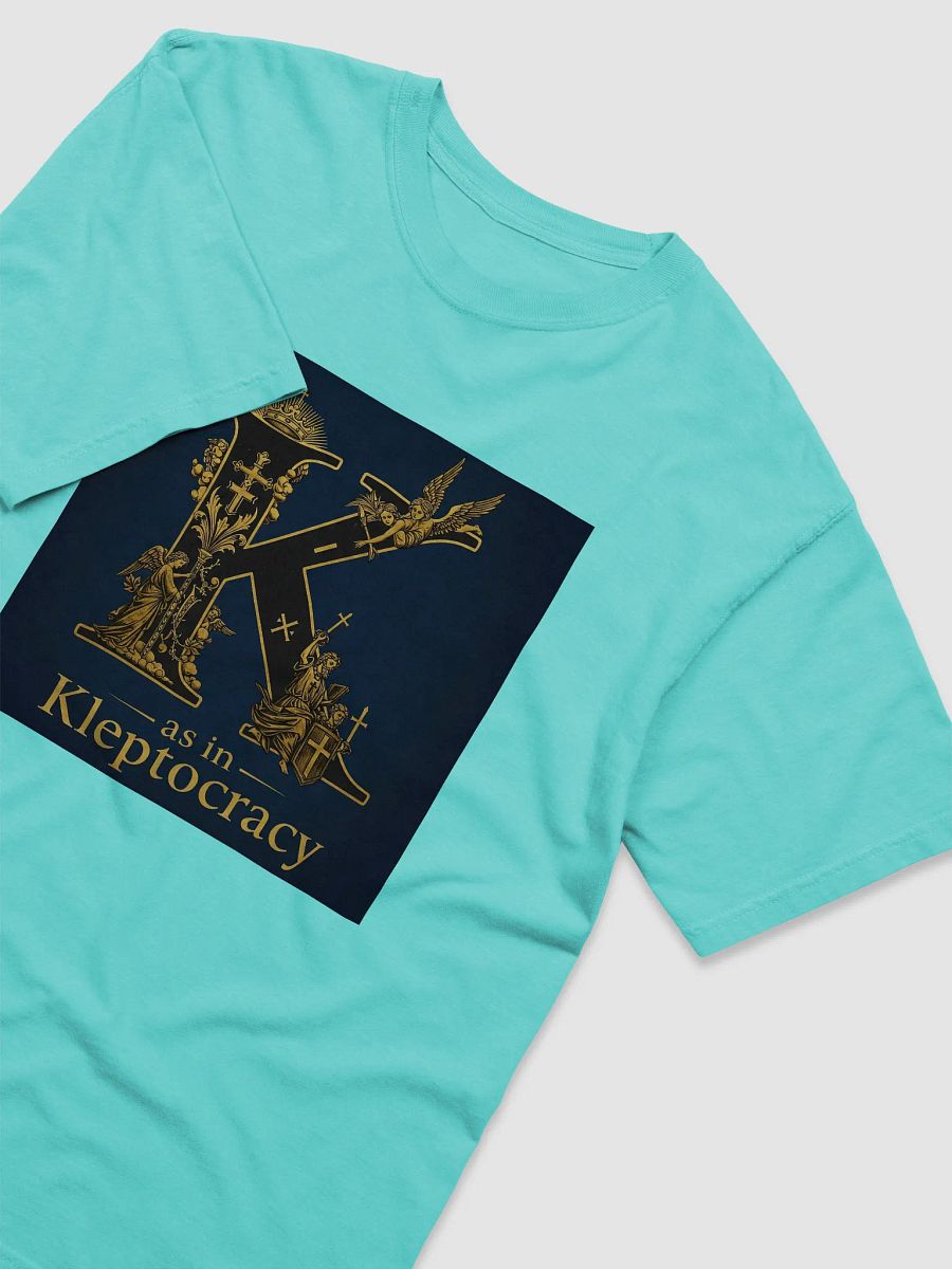 K as in kleptocracy t-shirt product image (35)