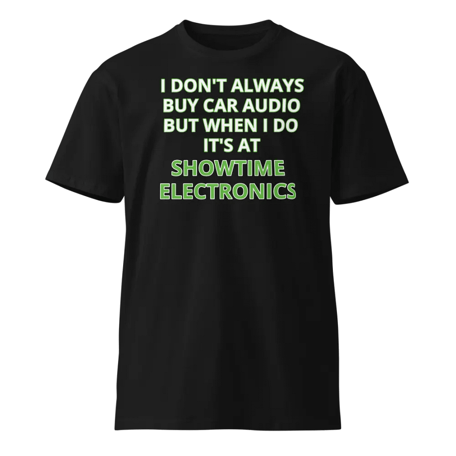 SHOWTIME ELECTRONICS Car Audio T-Shirt product image (1)