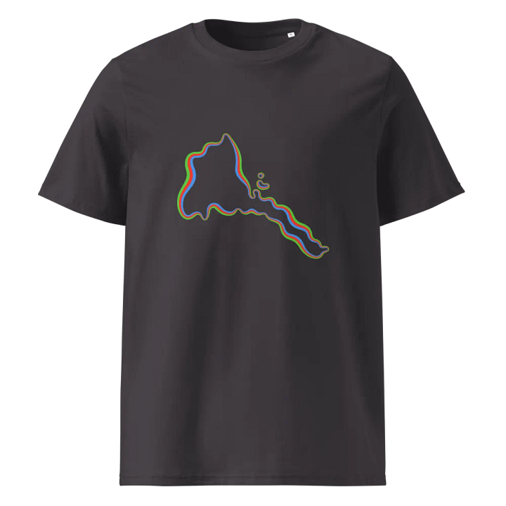 Neon Geographical Outline T-Shirt product image (5)