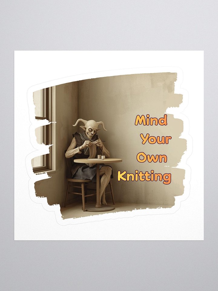 Mind Your Own Knitting product image (1)