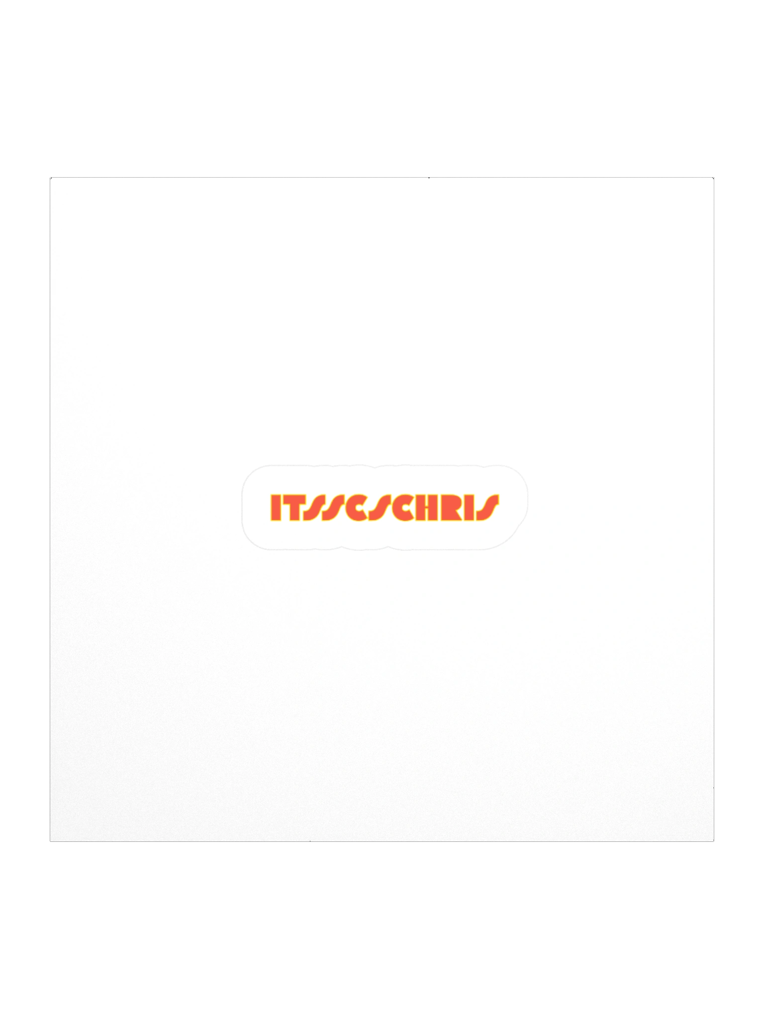 itssCSChris Sticker product image (1)