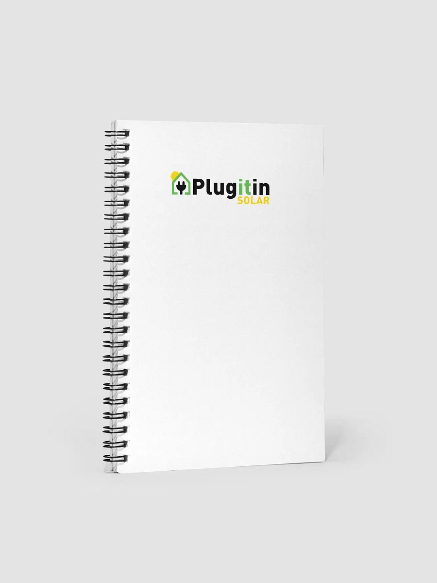 Plug It In Solar High-Quality Spiral Notebook product image (1)