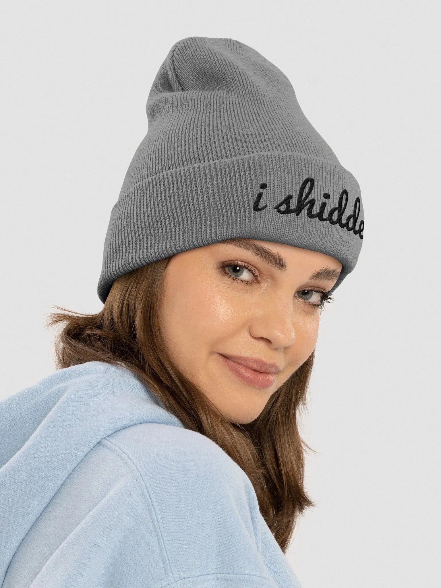 "i shidded" Beanie but in Black Font product image (8)