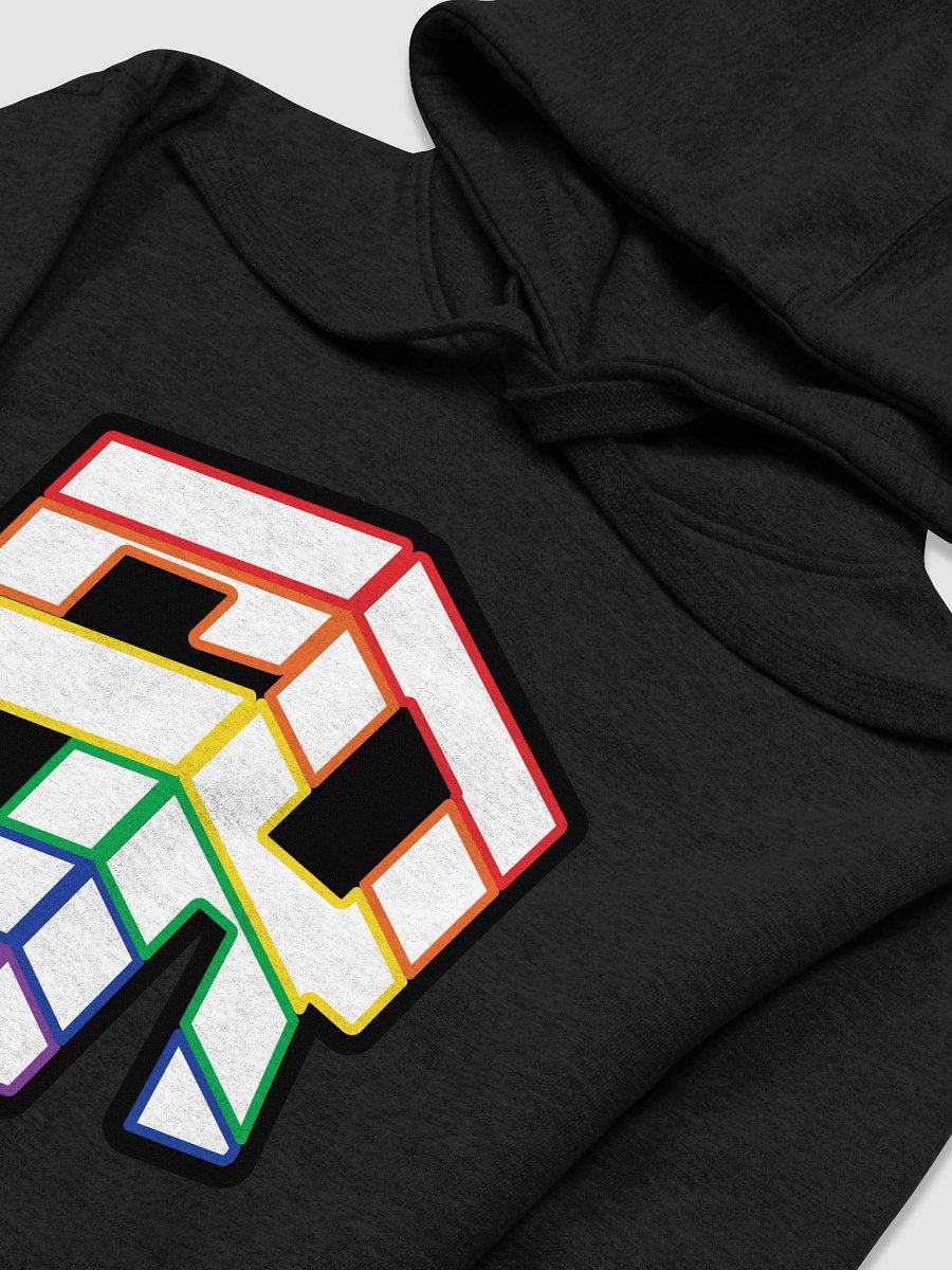 Rainbow Outline White Fill Hoodie product image (13)