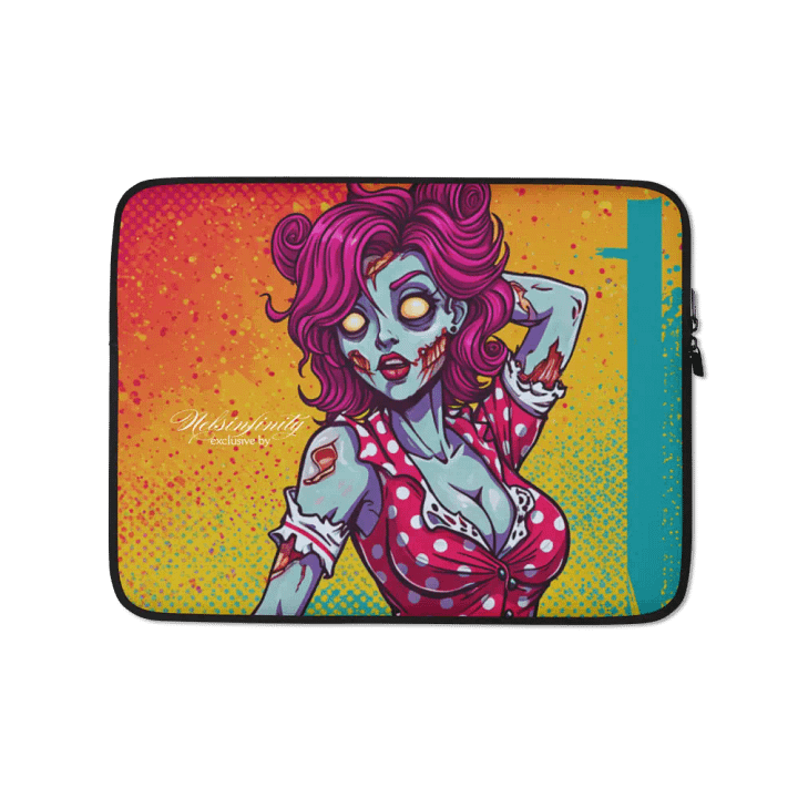 V2 Zombie Pinup Laptop Sleeve product image (1)