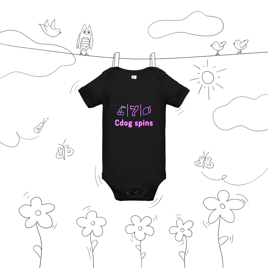 Cdog Spins Baby Grow product image (9)