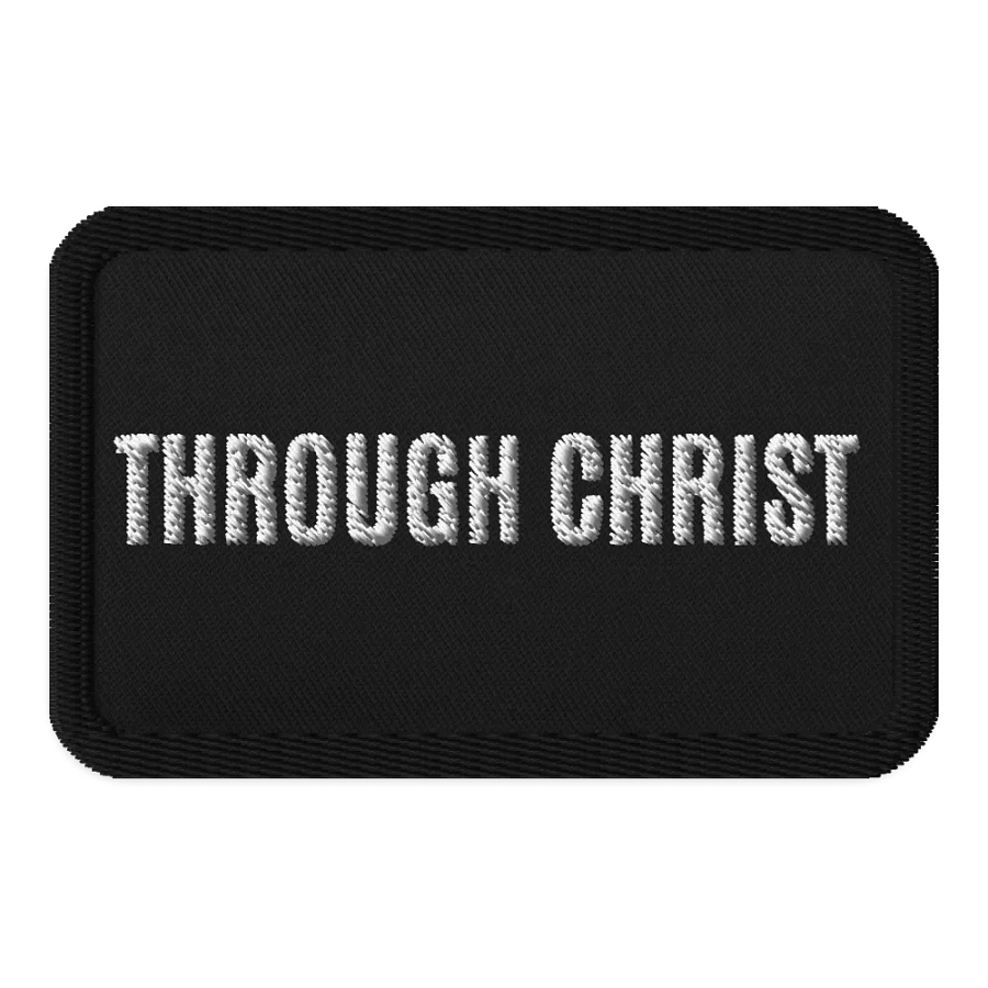 Through Christ Denim Patch product image (1)