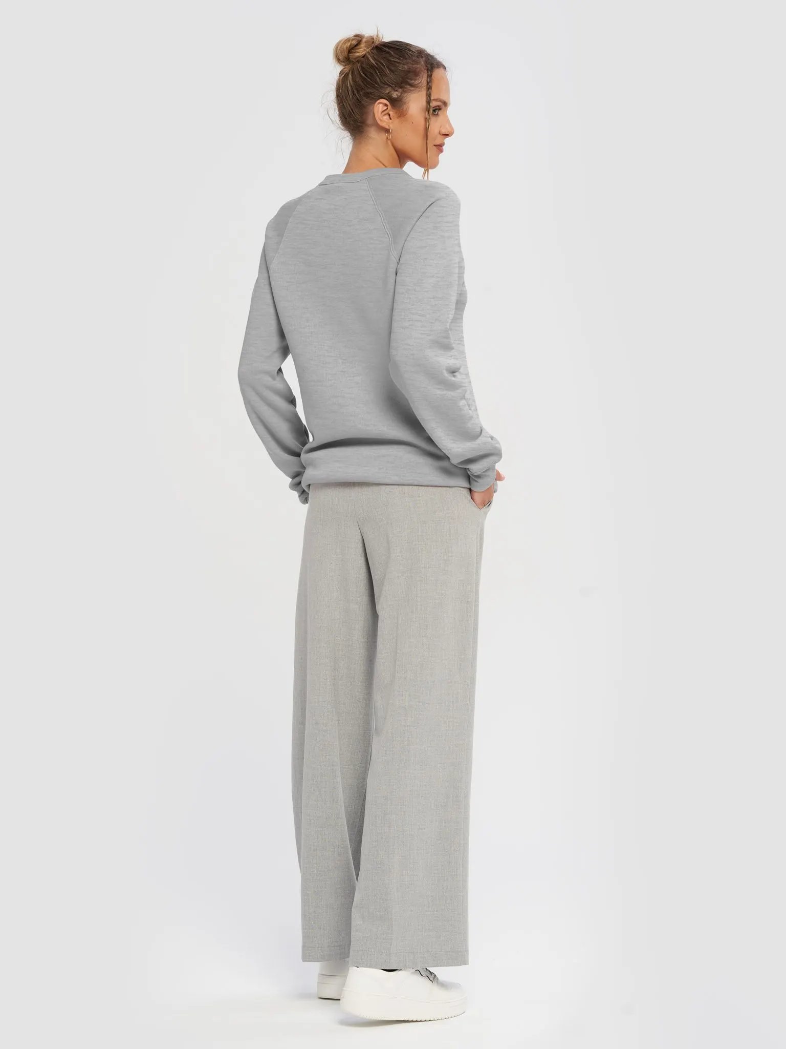 Powered by Coffee and Donuts Vibes Raglan Sweatshirt product image (25)