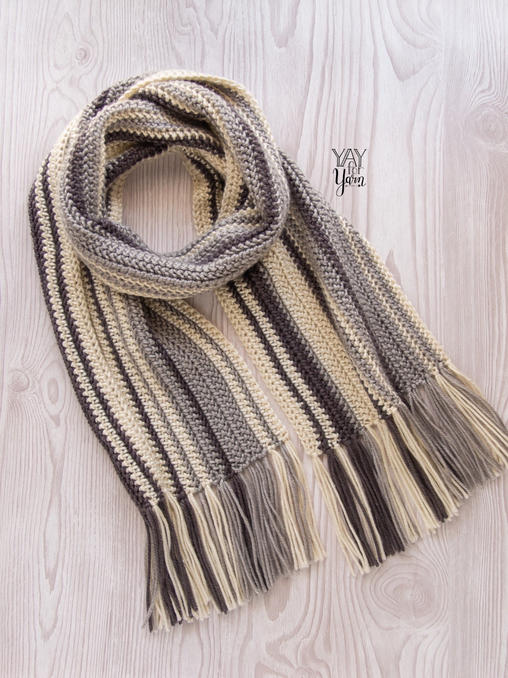 Herringbone Scarf - PDF Crochet Pattern & Video Tutorial product image (7)