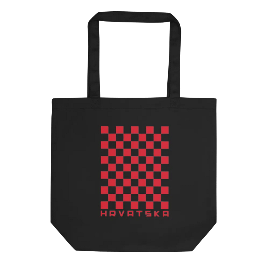 Croatia Checkered Statement Tote product image (1)