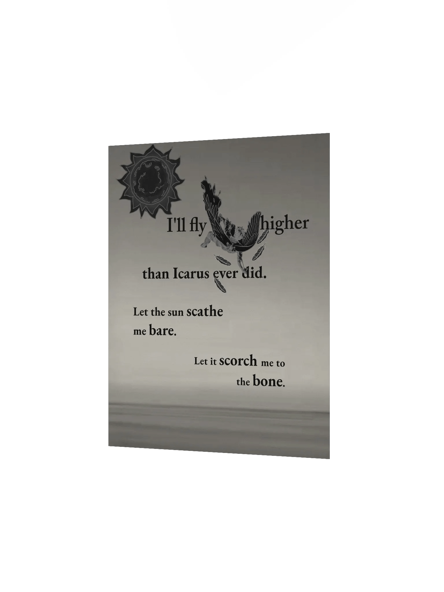 Icarus: "I'll fly higher" poster product image (2)