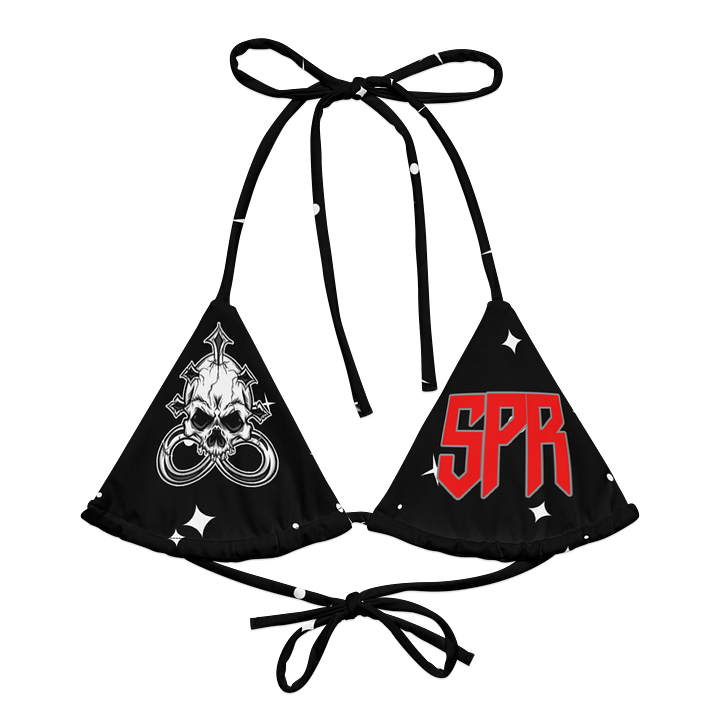 Skull Piercing Records String Bikini Top product image (1)