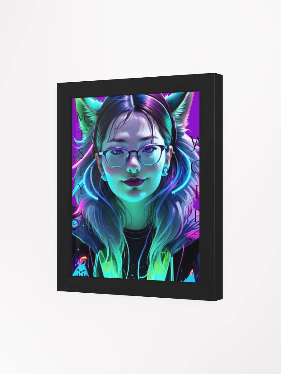 Neon Enigma Framed Poster product image (16)