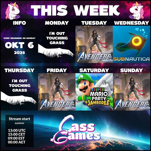 More @playavengers , @subnautica and Mario Party Jamboree from @bergsala and @nintendoeurope this week. Come on in and hang o...