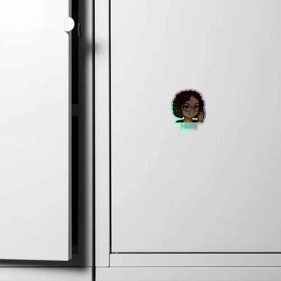 Hiiii!! Holo-Sticker product image (5)