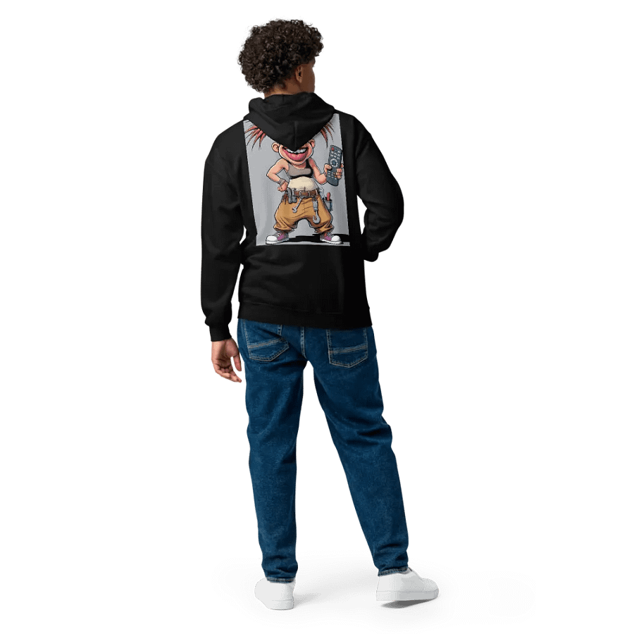 Handyman Cartoon Zip Hoodie product image (6)