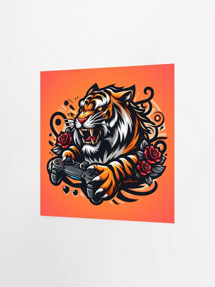 Fierce Tiger Gaming Poster product image (2)